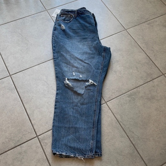 “And Now This” Distressed Jeans - Picture 3 of 5